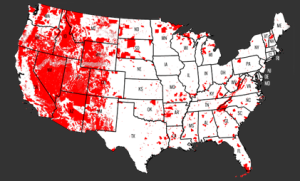 Via Ken Ivory - map showing extent of federal public lands