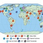 The map showing Global Warming (Climate Change) is to blame for everything.