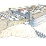 An illustration showing the true location of Solomon's Temple along with Fortress Antonia