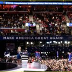 Tiffany Trump gives a speech at the 2016 National Republican Convention