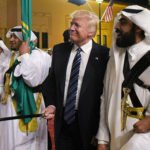 Donald Trump at the Saudi sword dance