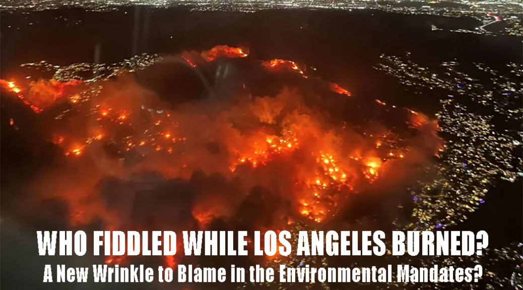 Who fiddled while Los Angeles Burned? A new layer in the blame sandwich of the Los Angeles fires: could smart meters have added to the fires?