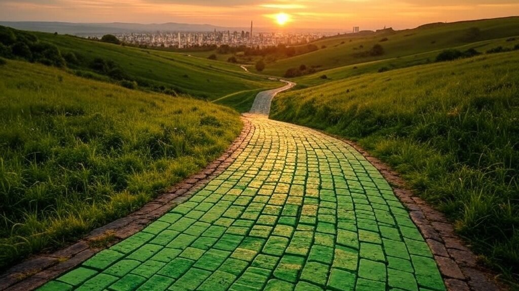 The Green Brick City to the Gold City