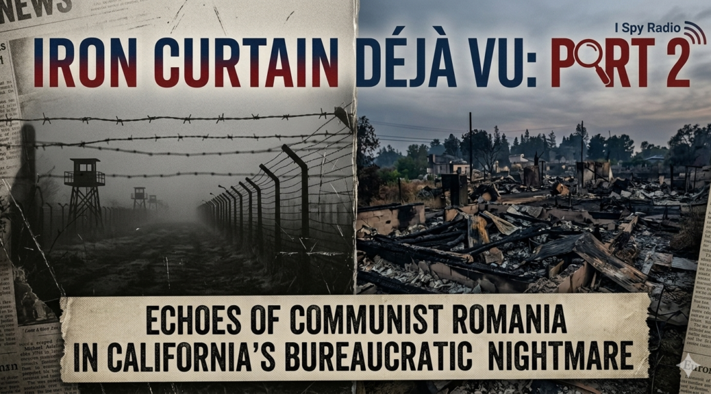 Michael Astalis I Spy Radio interview - Communist Romania vs Modern California bureaucracy